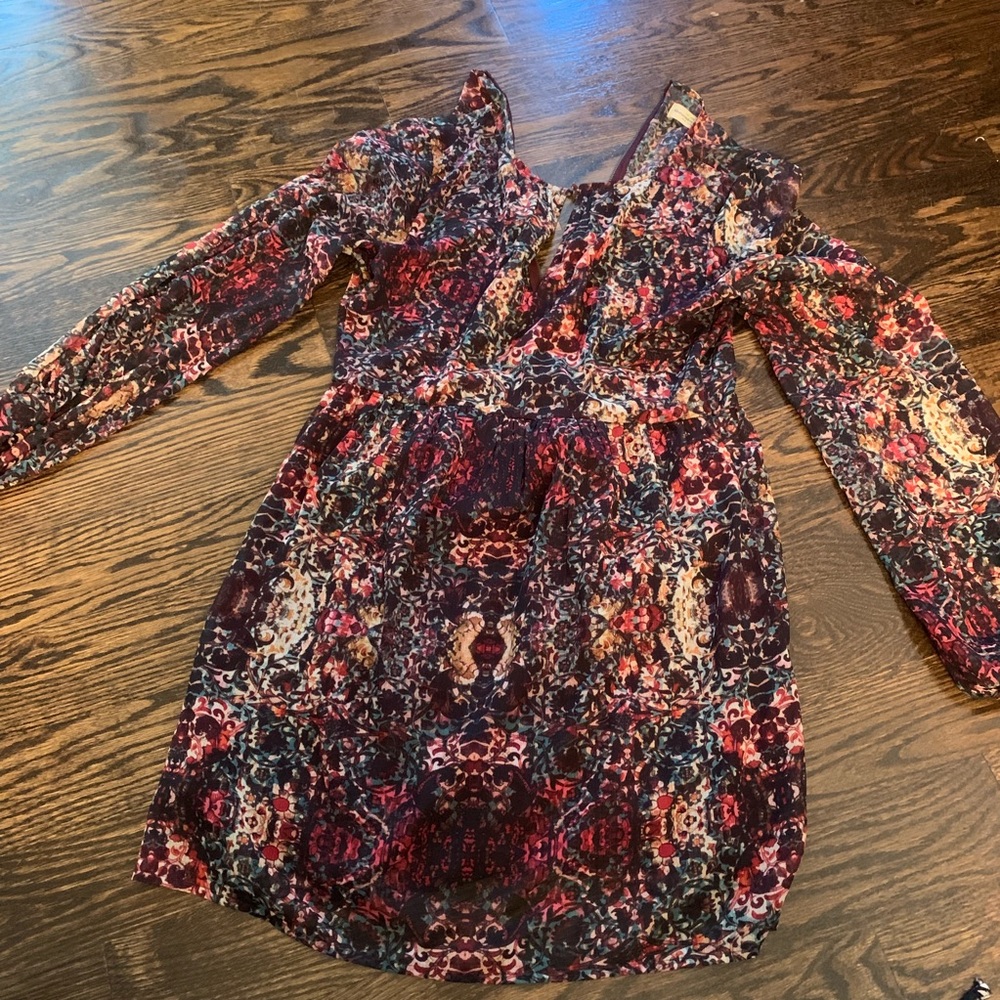 abercrombie short floral dress